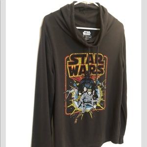 Star Wars Long Sleeve with Cowl Top